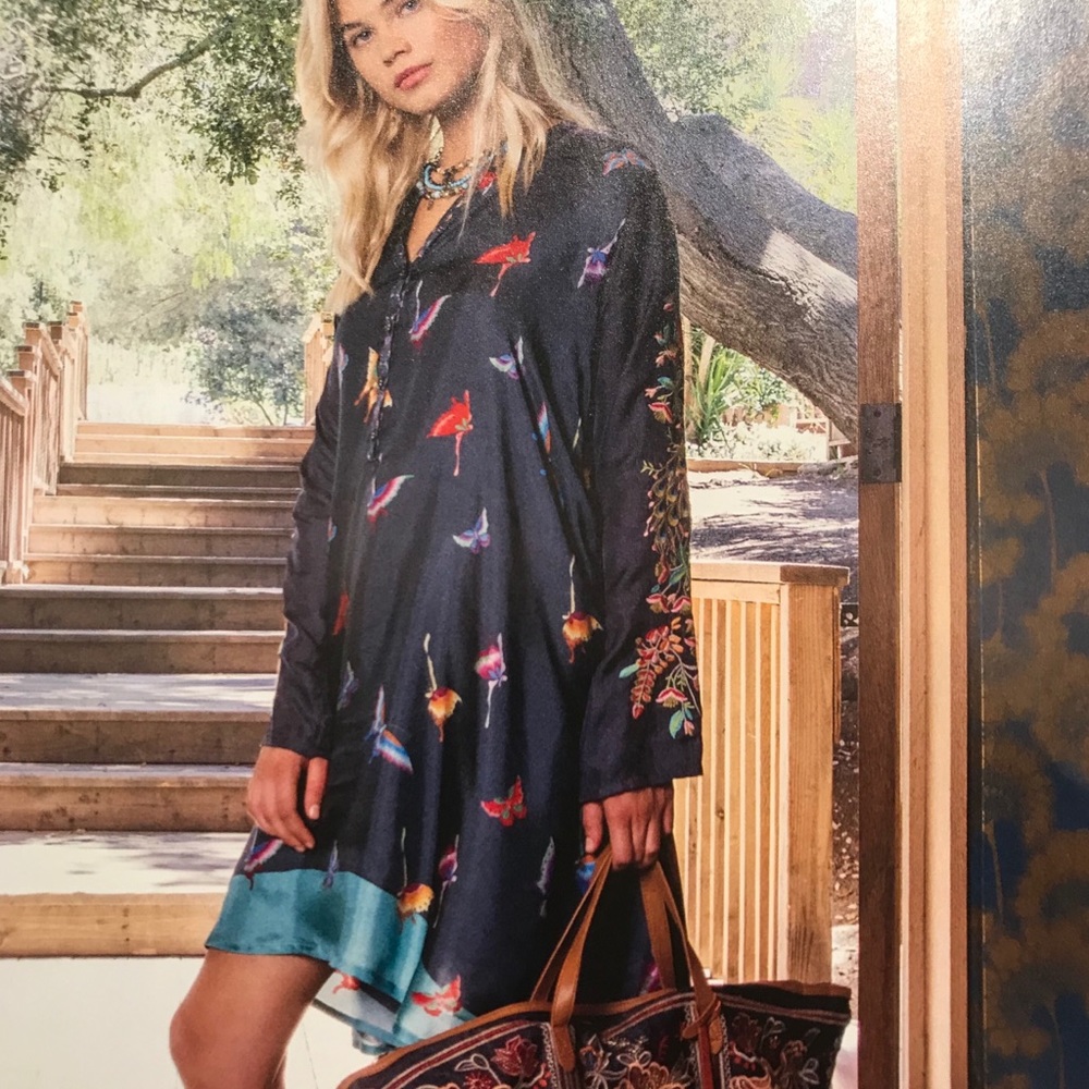 ISO Johnny Was Butterfly tunic
